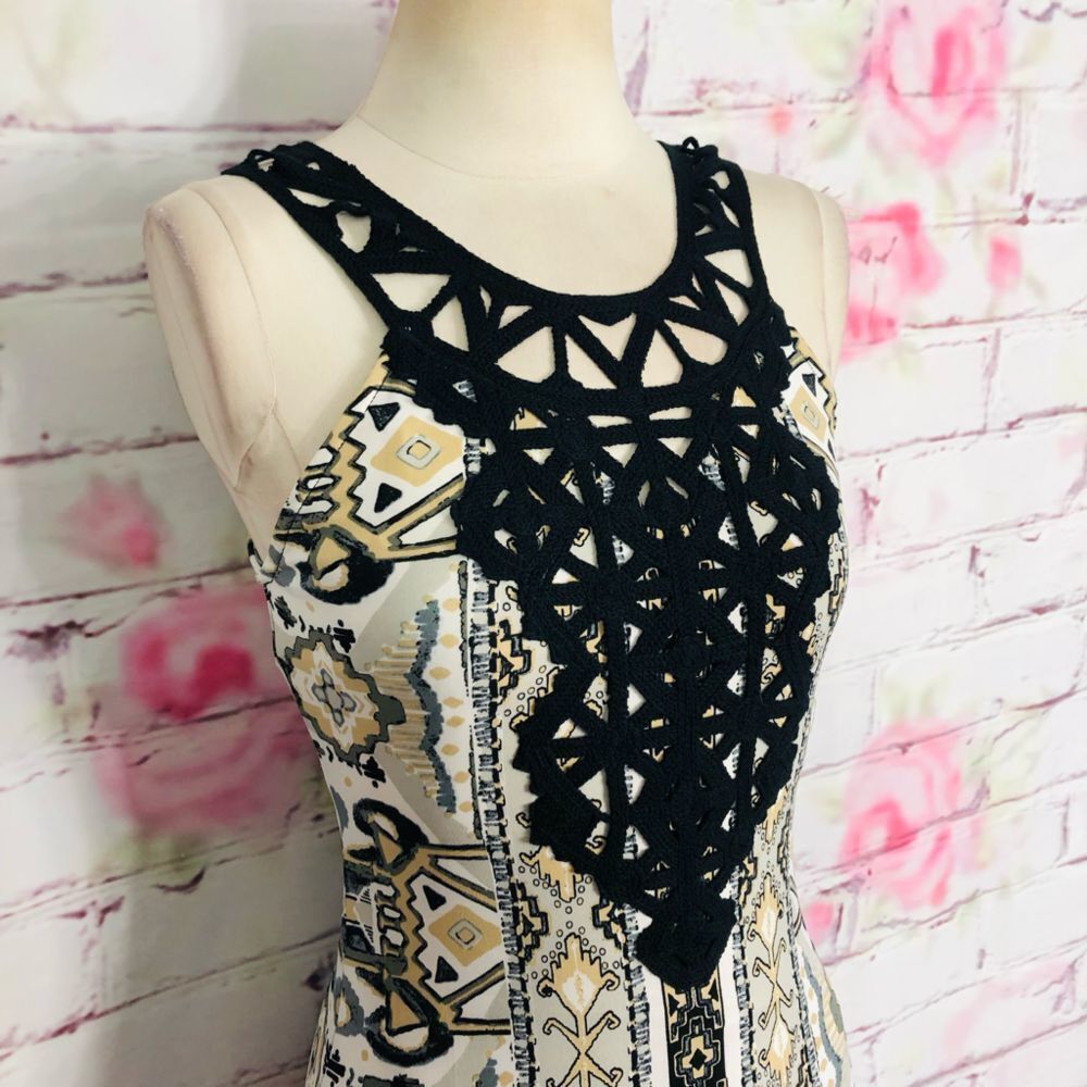Hale bob ESMA CROCHET MAXI DRESS $270 - Picture 4 of 10